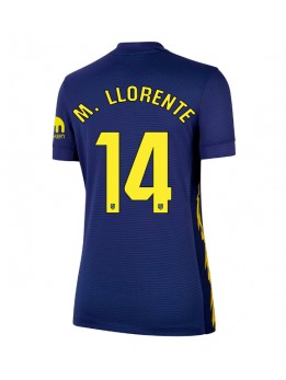 Atletico Madrid Marcos Llorente #14 Replika Borta Kläder Dam 2025-26 Kortärmad
